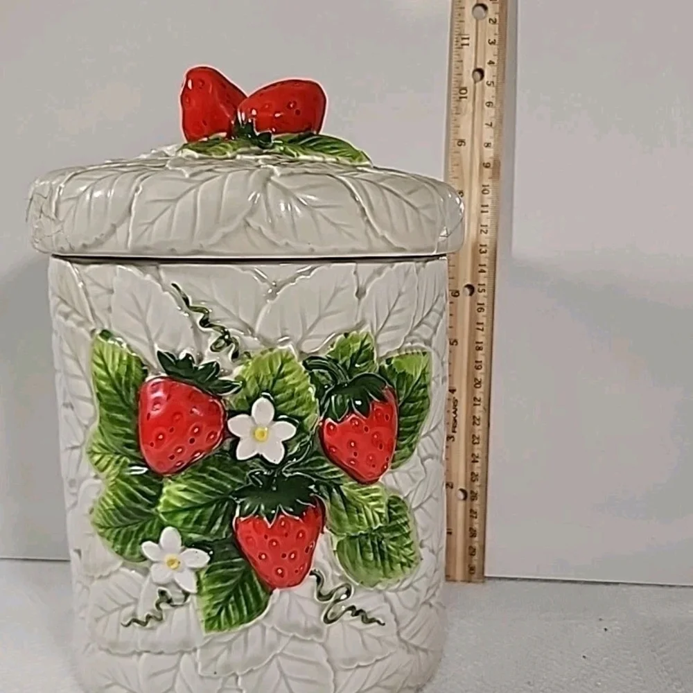 Strawberry Ceramic Canister Set - Picture 8 of 16